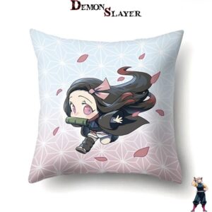 Housse de coussin Nezuko Kamado kawaii Demon Slayer