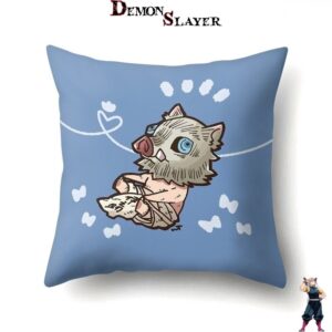 Housse de coussin Inosuke Hashibira Sanglier - Demon Slayer