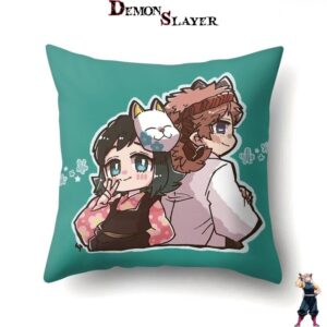 Housse de coussin Sabio et Makomo - Demon Slayer