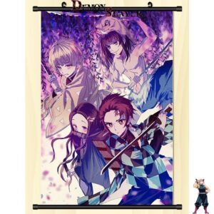 Demon Slayer - Affiche Déroulante Pourfendeurs de Démons Sous un Arbre