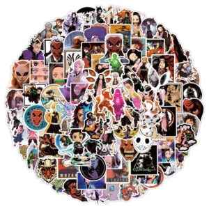 Lot de 100 autocollants personnages Demon Slayer