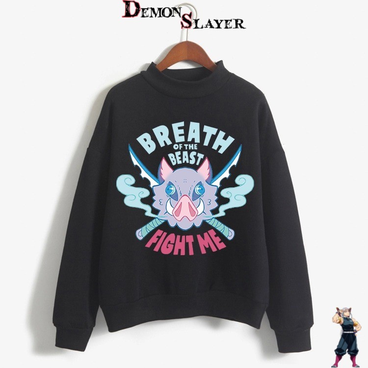 Pull Demon Slayer Inosuke Hashibira Tête de Cochon, du S au 2XL