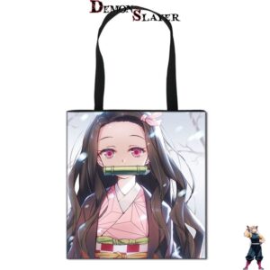 Tote Bag Demon Slayer Nezuko Kamado style japonisant