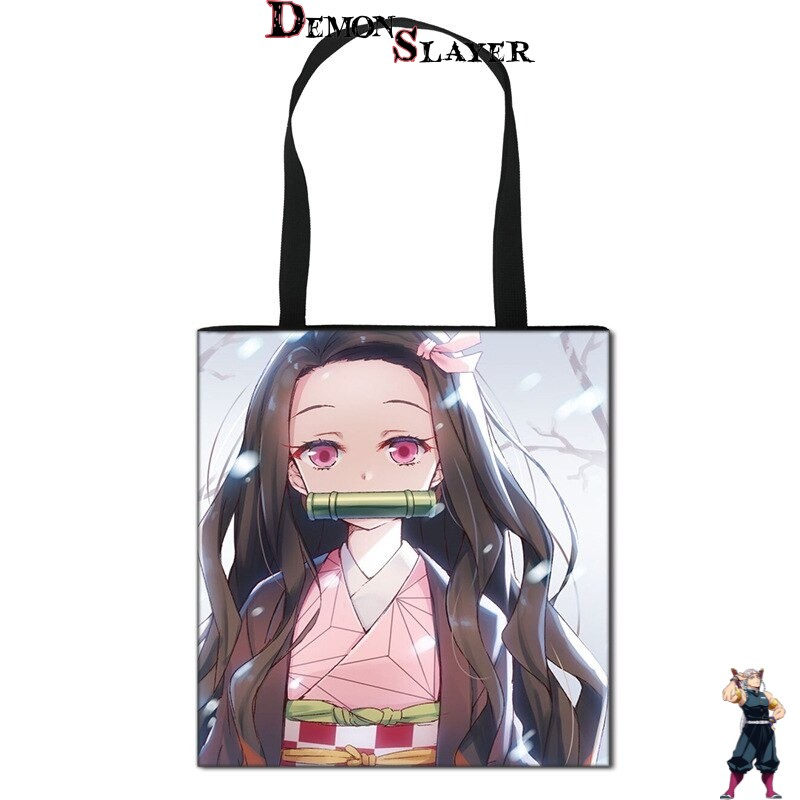 Tote Bag Demon Slayer Nezuko Kamado style japonisant
