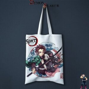 Tote Bag Demon Slayer Tanjiro protégeant Nezuko