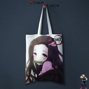Tote bag Nezuko Kamado Demon Slayer style anime