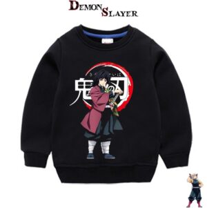 Pull enfant Demon Slayer Giyu Tomioka, tailles 90cm à 150cm