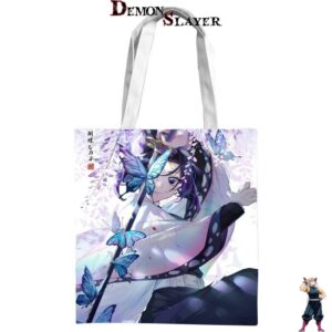 Tote bag Demon Slayer Shinobu Kochô, version papillon