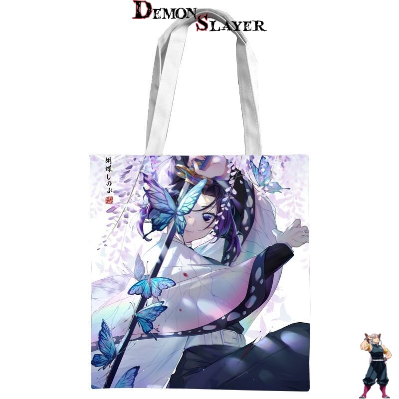 Tote bag Demon Slayer Shinobu Kochô, version papillon