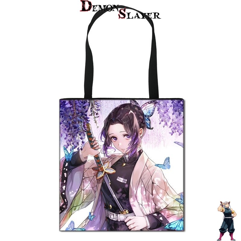 Tote Bag Demon Slayer Shinobu Kochô Arbre Glycine Japon