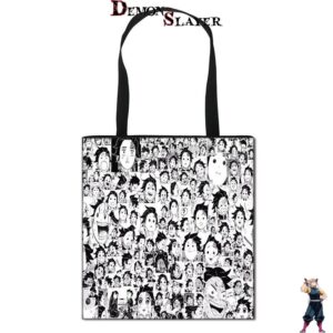 Tote Bag Demon Slayer à dessins manga