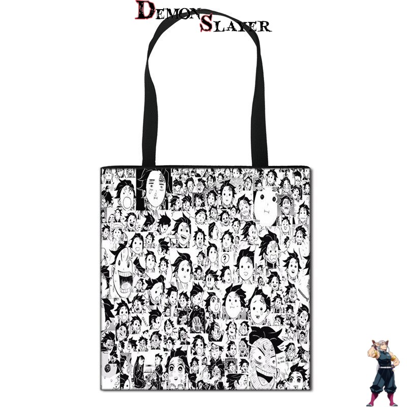 Tote Bag Demon Slayer à dessins manga