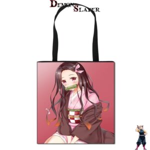 Tote bag Demon Slayer Nezuko Kamado motif Japon