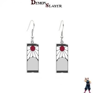 Boucles d'oreilles Demon Slayer Tanjiro Kamado