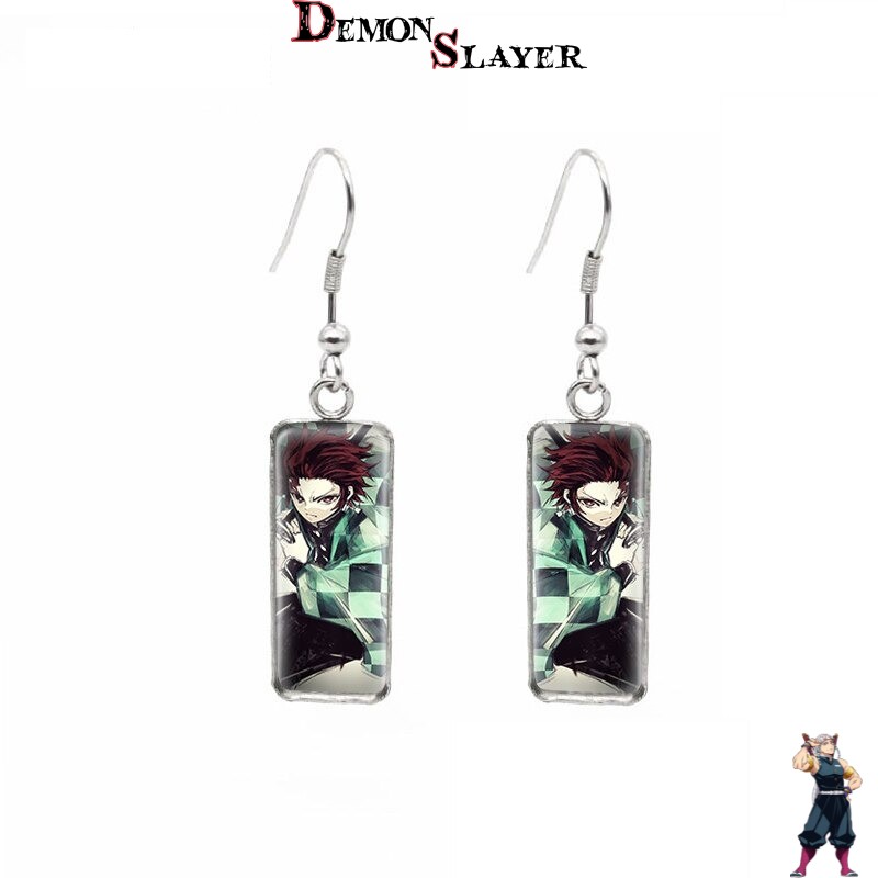 Boucles d’oreilles Tanjiro Kamado Demon Slayer anime