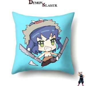 Housse de coussin Demon Slayer Inosuke Hashibira style Chibi Kawaii