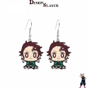 Boucles d’oreilles Chibi Tanjiro Kamado Demon Slayer