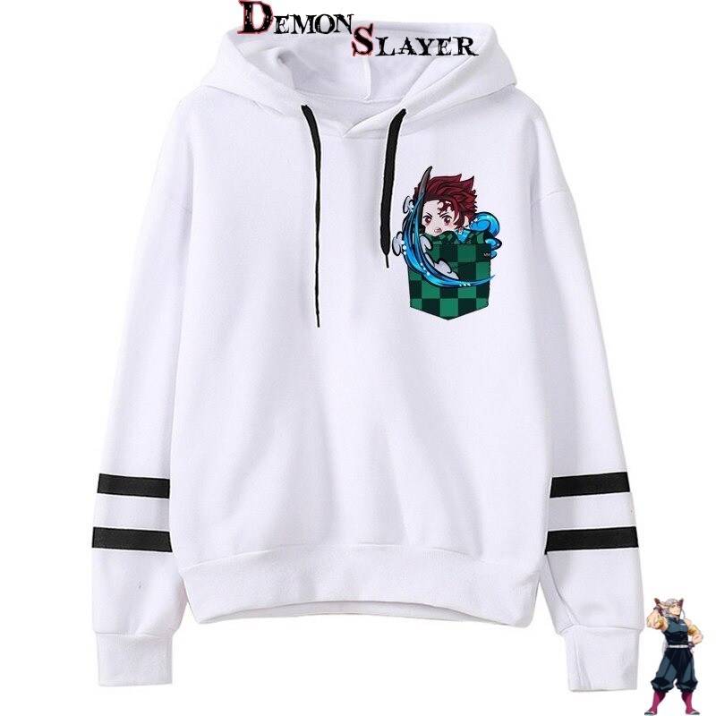 Sweat Demon Slayer Tanjiro Kamado avec poche