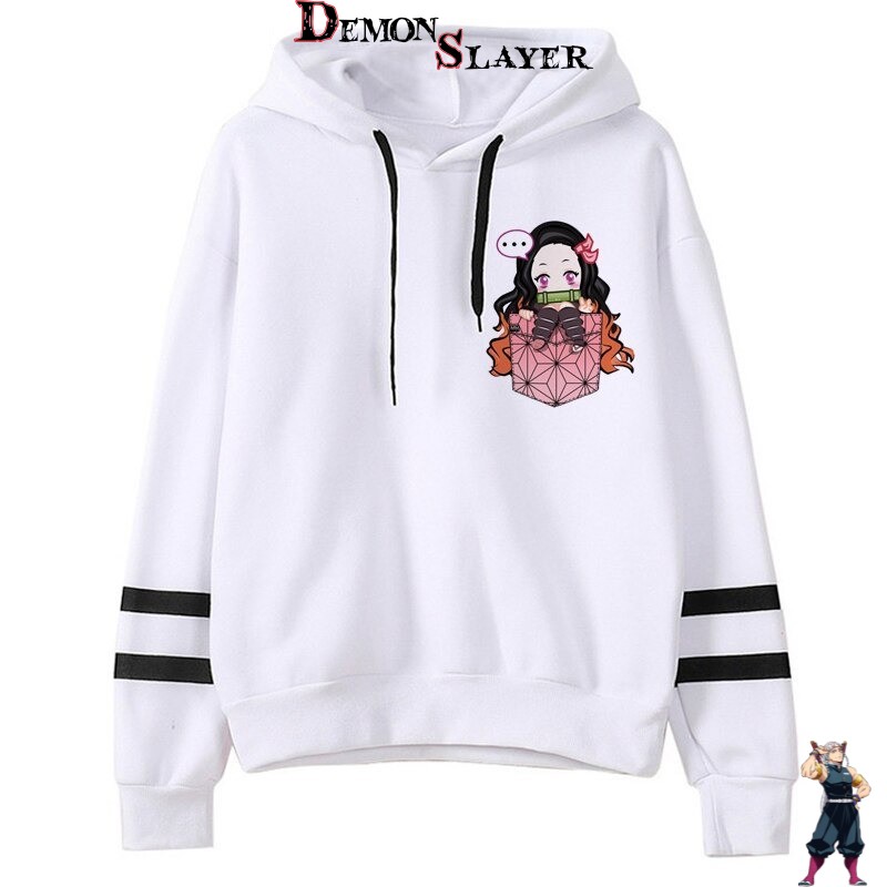 Sweat Demon Slayer Nezuko Kamado avec poche