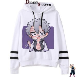 Sweat Demon Slayer Sanemi Shinazugawa Tailles S à XXL