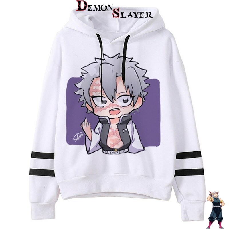 Sweat Demon Slayer Sanemi Shinazugawa Tailles S à XXL