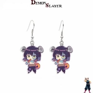 Boucles d’oreilles Halloween Inosuke Hashibira de Demon Slayer