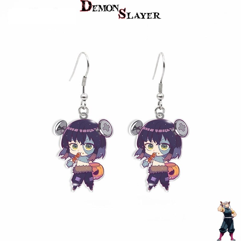Boucles d’oreilles Halloween Inosuke Hashibira de Demon Slayer