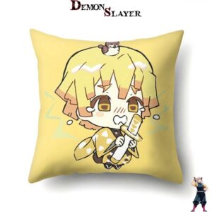 Housse de coussin Demon Slayer Zenitsu Agatsuma visuel personnage