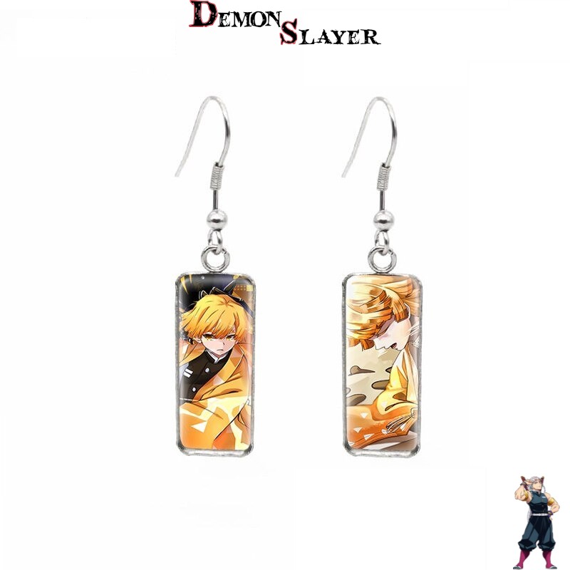 Boucles d’oreilles Zenitsu Agatsuma Demon Slayer anime