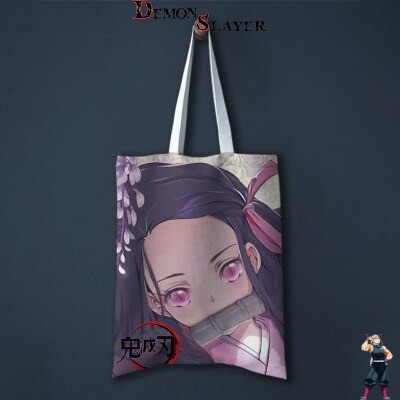 Tote bag Demon Slayer Nezuko Kamado au visuel Amoureuse
