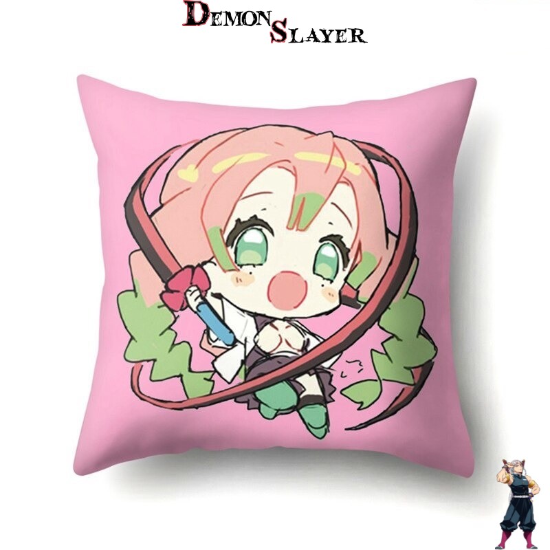 Housse de coussin Demon Slayer Mitsuri Kanroji visuel personnage