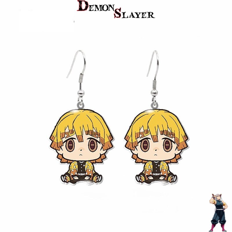 Boucles d’oreilles chibi Zenitsu Agatsuma Demon Slayer