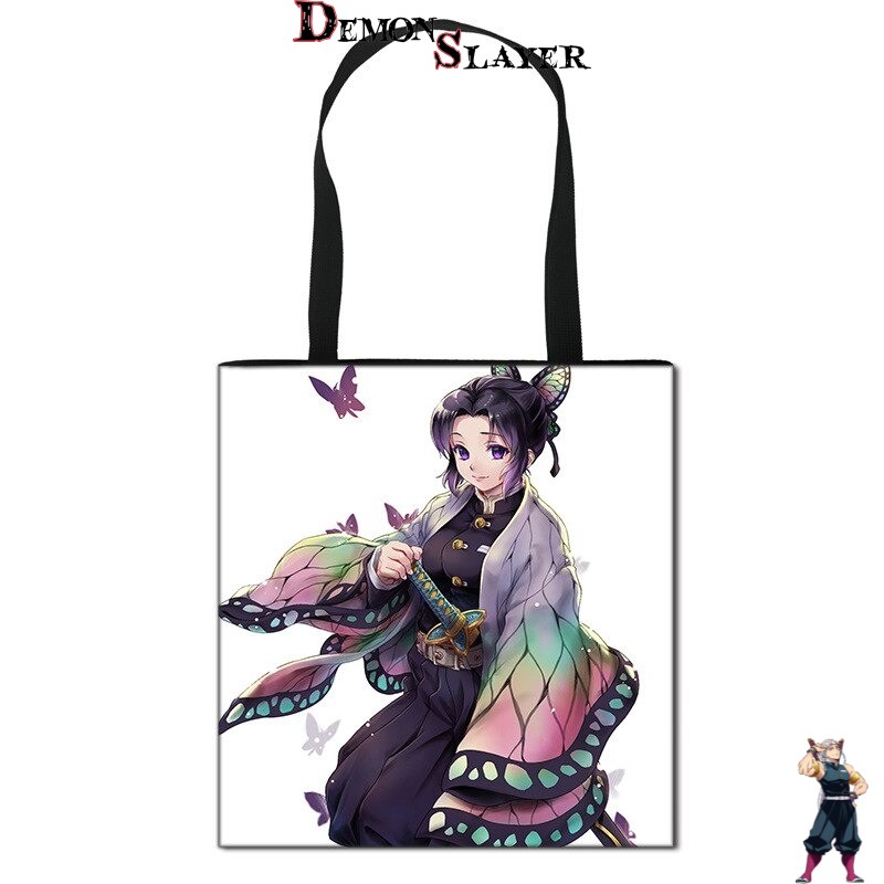 Tote bag Demon Slayer Shinobu Kocho simple