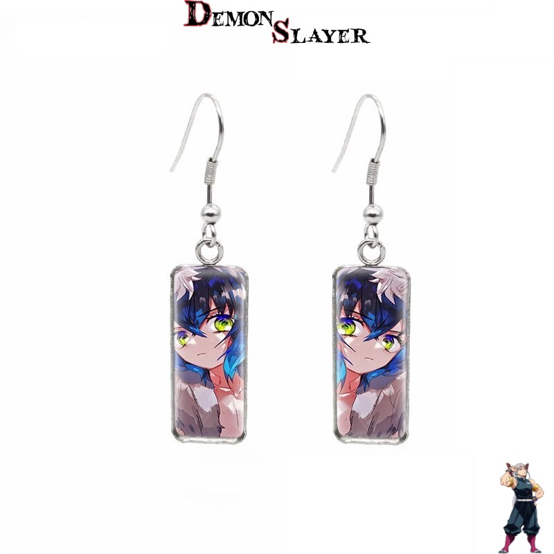 Boucles d’oreilles Inosuke Hashibira Demon Slayer anime