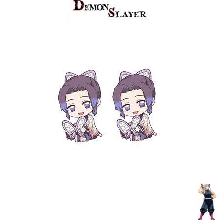 Boucles d’oreilles papillon Shinobu Kocho - Demon Slayer