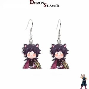 Boucles d’oreilles Demon Slayer Giyu Tomioka style Mingon