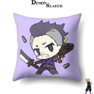 Housse de coussin Sanemi Shinazugawa Pistolet Demon Slayer
