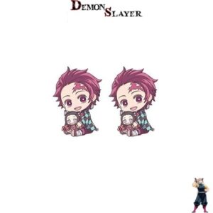 Boucles d’oreilles Tanjiro et Nezuko Kamado - Demon Slayer