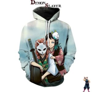 Sweat Demon Slayer Makomo et Sabito réunis, duo iconique