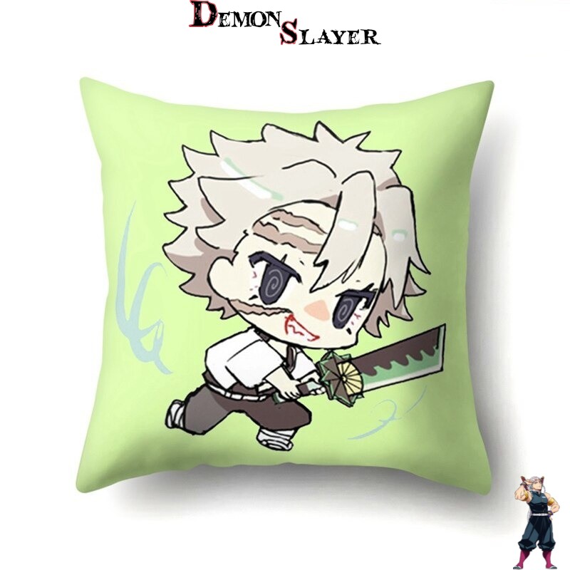 Housse de coussin Sanemi Shinazugawa Demon Slayer