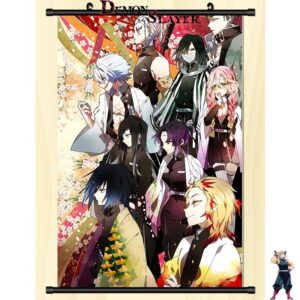 Poster déroulant Demon Slayer Hashira, dimensions au choix