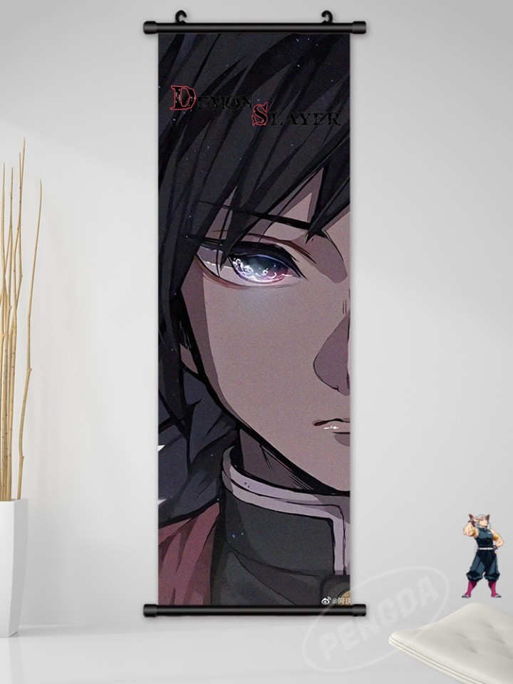 Poster déroulant Demon Slayer Giyu Tomioka en taille au choix