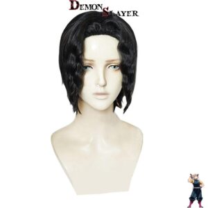Cosplay Demon Slayer Muzan Kibutsuji avec perruque, chapeau ou ongles