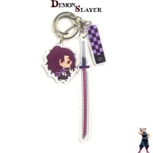 Porte-clé sabre rouge Michikatsu Tsugikuni Demon Slayer