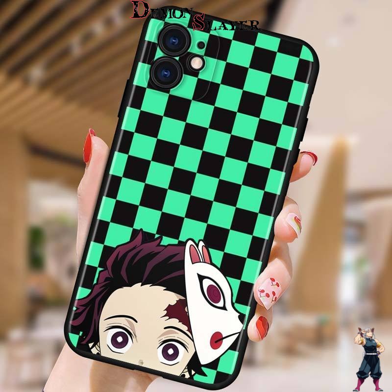 Coque iPhone Demon Slayer Tanjiro Kamado au regard mignon