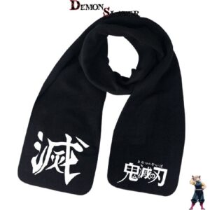 Écharpe Demon Slayer à écriture