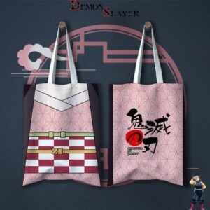 Tote Bag Double Face Demon Slayer avec Nezuko Kamado