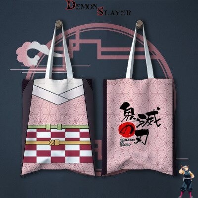 Tote Bag Double Face Demon Slayer avec Nezuko Kamado