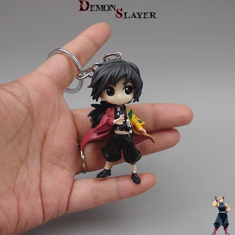 Porte-clé Giyu Tomioka Demon Slayer noir basique