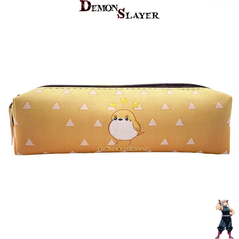 Trousse Demon Slayer Zenitsu Agatsuma motif Oiseau
